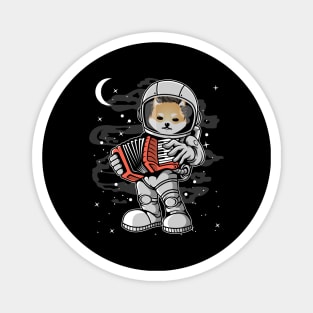 Astronaut Accordion Dogelon Mars ELON Coin To The Moon Crypto Token Cryptocurrency Blockchain Wallet Birthday Gift For Men Women Kids Magnet